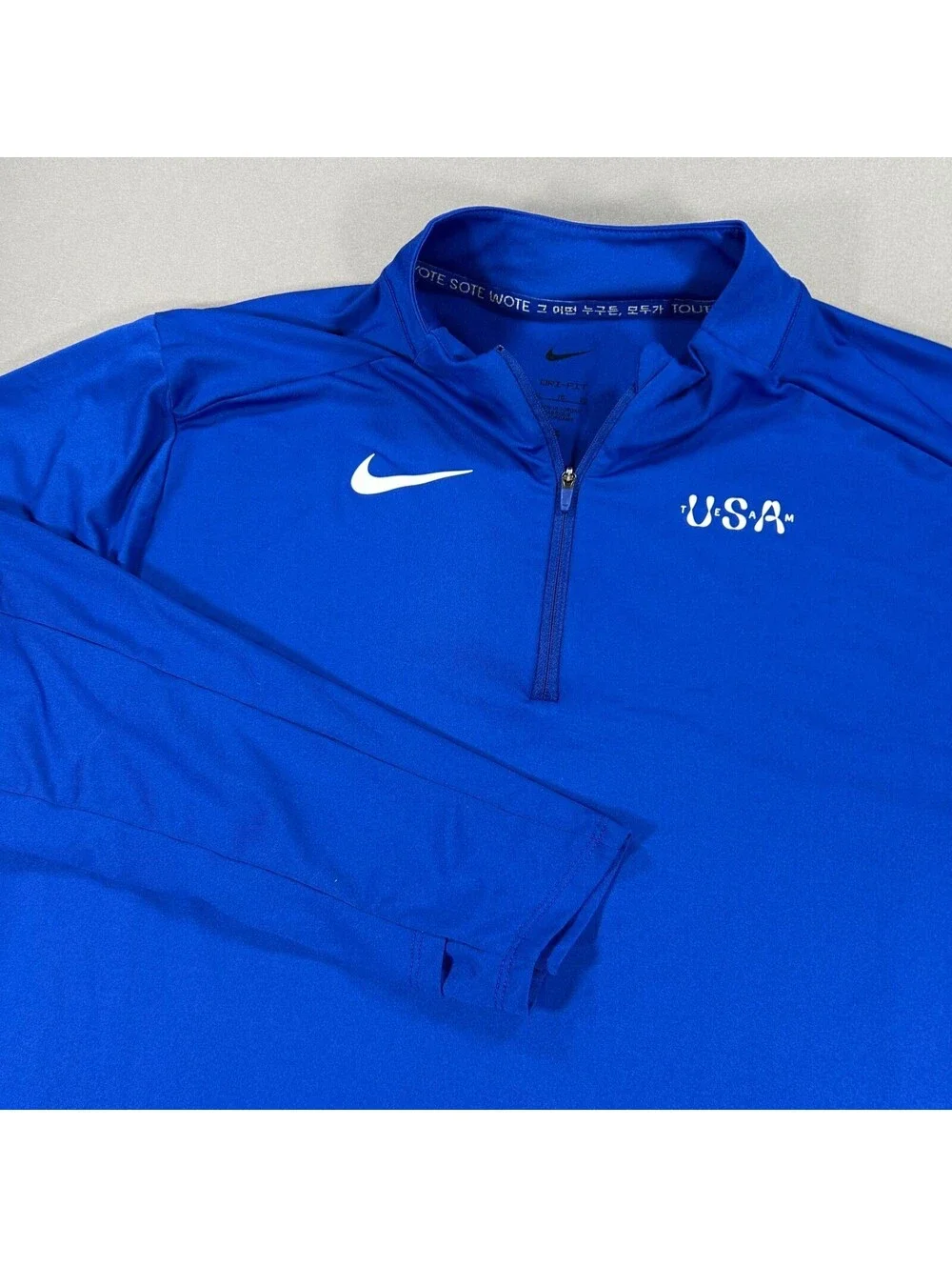 Nike Dry Fit Men’s Team USA Olympics 1/4 Zip Pullover Size XL
